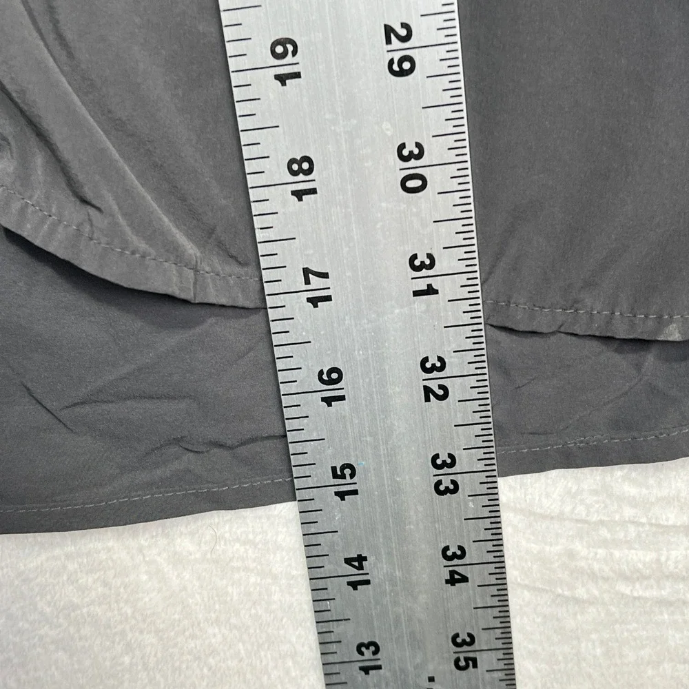 The North Face Shirt Mens‎ Large Gray Short Sleeve Snap Button Hiking Outdoor